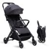 COOL KIDS X5 Matrix Stroller - Lightweight Baby Stroller - Gravity Automatic Self Folding Travel Stroller for Airplane, One-Hand Folding Toddler Stroller, Compact Umbrella Stroller(Black)
