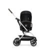 CYBEX Eezy S Twist +2 V2 Baby Stroller with 360Â° Rotating Seat for Infants 6 Months and Up - Compatible with CYBEX Car Seats, Moon Black