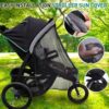 Stroller Sun Shade - Universal Stroller Sun Shade for Travel Strollers, Jogging Strollers; Baby and Toddler Travel Essential; Safely Blocks Up to 97% of UV, Easy to Install