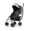 Summer Infant 3Dlite Convenience Stroller, Jet Blue - Lightweight Stroller with Aluminum Frame, Large Seat Area, 4 Position Recline, Extra Large Storage Basket - Infant Stroller for Travel and More