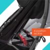 Summer Infant 3Dlite Convenience Stroller, Jet Blue - Lightweight Stroller with Aluminum Frame, Large Seat Area, 4 Position Recline, Extra Large Storage Basket - Infant Stroller for Travel and More
